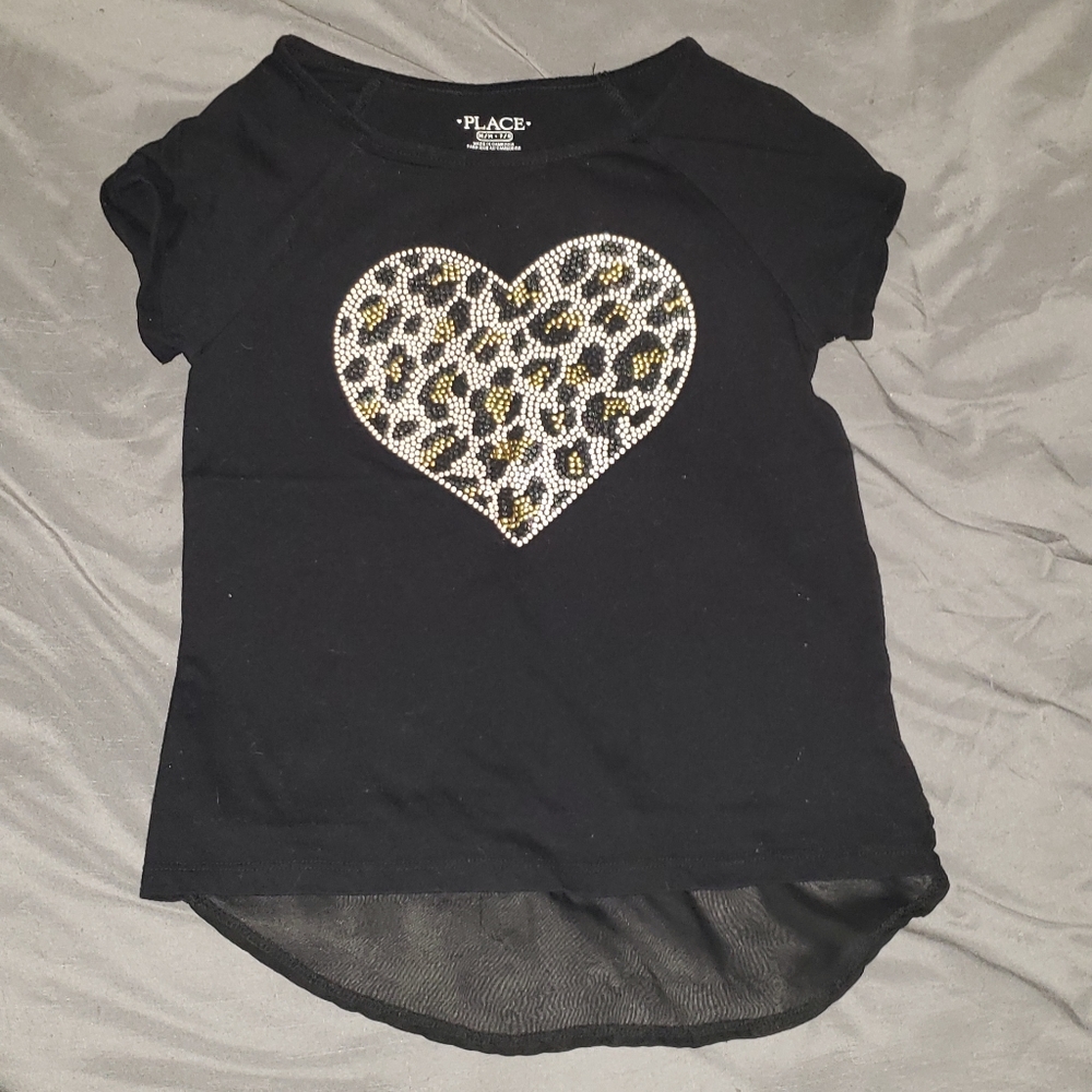 Childs place leopard top